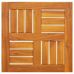 Tavolo da esterno in legno massello Acacia 15.7 Design quadrato "x 15.7" x 0.8" - Product Image 2