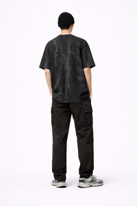 Mens <b>Tie</b>-Dye Oversized T-Shirt 220gsm Streetwear Cotton Tee OEM Private Label Supplier - Product Image 4