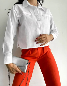 Nueva Camisa de Oficina Elegante a Rayas para Mujer, Blusa Informal de Otoño, Cómoda, Sencilla, de Manga Larga, Ajustada, para Trabajo - Product Image 1