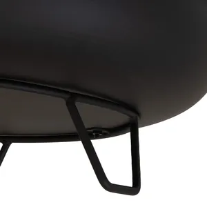 Brasero en acier fait main de style urbain pour l'aménagement moderne des jardins, le chauffage des patios et les zones de divertissement extérieures – Luxe artisanal - Product Image 3