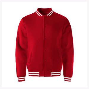Custom Embroidered 100% Wool Hooded <b>Waterproof</b> Windproof Sleeves Breathable Varsity Baseball <b>Jacket</b> Men Stand Canvas Front - Product Image 1