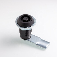 Loquet de compression Hengzhu MS816-1 en alliage de zinc noir bande quart de tour serrure à came