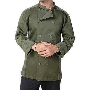 Blouses de chef ajustables pour adultes, uniformes de cuisine pour hommes, pour personnel de restaurant, hôtel, café, boulangerie et traiteur, en vente - Product Image 3