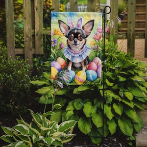 Multicolor Chihuahua huevo de Pascua caza jardín bandera buzón decorativo patio Banner para Patio ilustraciones para camas de flores - Product Image 2