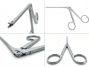 Juego de Pinzas Manuales para Oído de Acero Inoxidable FISCH para Cirugía General Clase II 1 X 4.5 mm 8 cm - Product Image 2