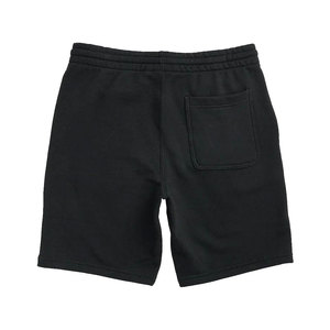 Shorts de sport décontractés pour hommes en coton 100% 400 GSM, coupe lourde, avec logo personnalisé, cordon de serrage et poches zippées, personnalisables - Product Image 4