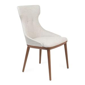 เก้าอี้รับประทานอาหารไม้เนื้อแข็งหุ้มเบาะ ดีไซน์ตามหลักสรีรศาสตร์ ทนทาน เป็นมิตรกับสิ่งแวดล้อม หรูหรา เหมาะสำหรับร้านอาหารและโรงแรม - Product Image 4