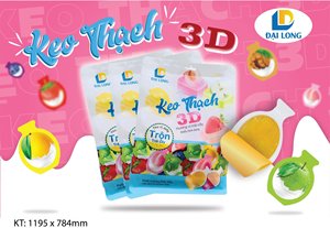 Colorful 3D Fruit Flavored Jelly Mochi <b>Candy</b> Sour & Sweet for Kids' Holiday's Fun - Product Image 2