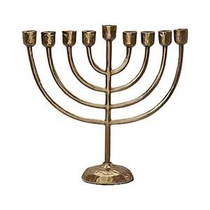 Menorah en Oferta para Villas, Sinagogas y Templos, Decorativa para Mesa, Portavelas de Hanukkah - Product Image 2