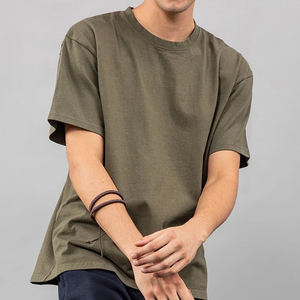 Camisetas de Hombre Estilo Urbano, 100% Algodón, 220g por Metro Cuadrado, Corte Ajustado, Lavado Ácido Vintage, Efecto Desgastado por el Sol - Product Image 4