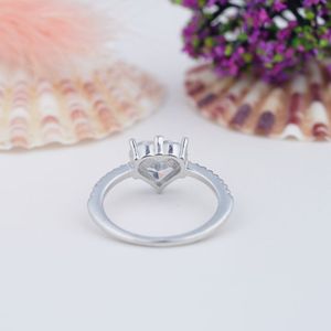 Princess Cut <b>Solitaire</b> Moissanite Engagement <b>Ring</b> 0.5ct 1ct 925 Sterling <b>Silver</b> Gold Plated Wedding Jewelry for Women - Product Image 4