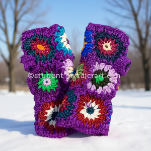 Chauffe-mains et chauffe-pieds à motif floral - Product Image 2