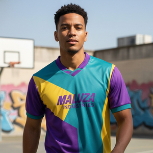 Custom Soccer Jersey Youth <b>Men</b> Football Uniform Set Wholesale Team Training Clothing Breathable Quick Dry Sports Apparel - Product Image 6