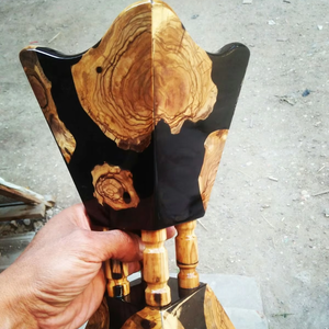 Unique Design Resin Incense Holder Bakhoor Incense Burner Trending <b>Cheap</b> Price Resin Wood Incense Burner Wholesale Home Decor - Product Image 1