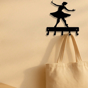 CIFbuy Sturdy Ballet Dancer <b>Wall</b> <b>Hooks</b> for Home Organization and Decor TikTok for Temu Pick-Up Service Coat Racks - Product Image 1