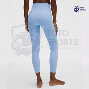 Pantalon de yoga léger, respirant, mince, durable, élastique, facile d'entretien, en tissu doux, nouvelle arrivée, logo personnalisé, legging - Product Image 3