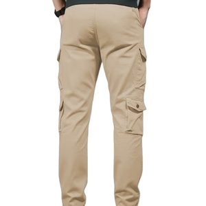 Pantalon cargo athlétique pour homme, personnalisé, multi-poches, décontracté, coupe ample, bas ouvert, pantalon de jogging droit pour la randonnée - Product Image 3
