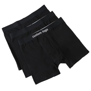 Boxers personnalisables en coton et élasthanne pour hommes – Sous-vêtements respirants de haute qualité - Product Image 1