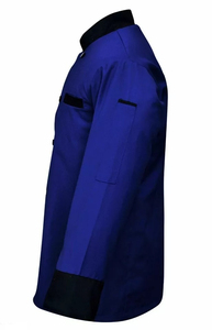Veste de cuisinier professionnelle, ensemble complet, manches longues, best-seller, tenue de restauration, poche noire sur le revers, uniforme de boulanger - Product Image 6