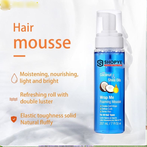 Mousse Espumoso para Rizos con Aceite de Coco y Karité de Marca Blanca, Producto para Peinar el Cabello con Fijación Fuerte, Anti-Frizz y Definición de Rizos - Product Image 2