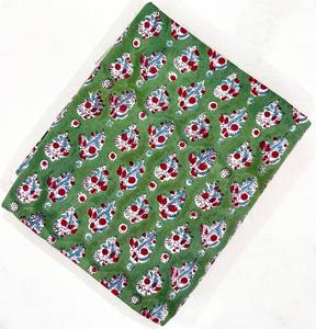Última Colección de Telas de Alta Calidad con Estampado Floral a Mano para Proveedores Mayoristas, Tela Ligera de Algodón para Verano, Estampado Personalizado - Product Image 3