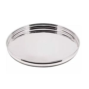 Large Capacity Stainless Steel Serving Tray With Shiny <b>Mirror</b> Polish Surface For Dining Table Food Serving - Product Image 4