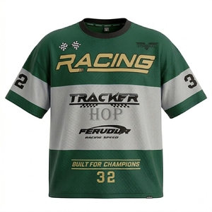 Chemise de team pit personnalisée OEM, en polyester et élasthanne durables, uniforme mécanique, coupe ajustée, vêtements de sport pour piste, chemise de moto - Product Image 5