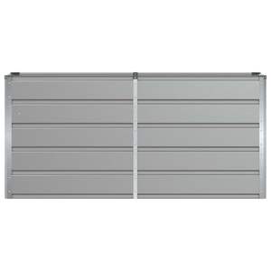 Vasi e Fioriere in Acciaio Grigio Chiaro 160 X 40 X 75 cm, Elegante Fioriera per Arredo Esterno - Product Image 4