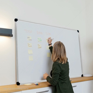 Tableau blanc magnétique en porcelaine à effacer à sec, à fixer au mur, pour le bureau, l'école et la maison - Product Image 6