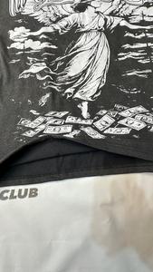 เสื้อยืดโอเวอร์ไซส์แฟชั่นผู้ชาย ดีไซน์ล่าสุด คอกลม สไตล์สตรีทแวร์ ขายส่ง ผ้าฝ้าย พิมพ์ลายสกรีน - Product Image 3