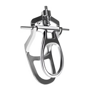 Articulateur dentaire manuel chromé à charnière pour arc moyen-bas, instrument de prothèse réglable pour laboratoire dentaire - Product Image 5