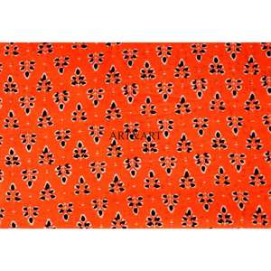 ผ้าฝ้ายพิมพ์ลายดอกไม้ ผ้าฝ้ายพิมพ์ลายด้วยมือ ผ้าฝ้ายเนื้อนุ่ม ผ้าฝ้ายทำมือสวยงาม - Product Image 5