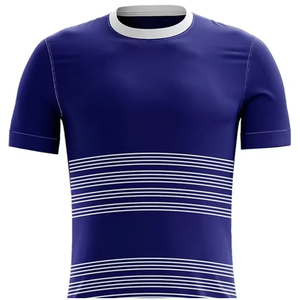 Men <b>Soccer</b> Uniforms Custom Football Jersey Striped Design Moisture Wicking Fitted Short Sleeve All Seasons Adult Sport Apparel - Product Image 6