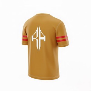 Camiseta de Fútbol Americano de Verano para Hombre de Alta Calidad, Cuello en V, 100% Poliéster, Talla Grande, Secado Rápido, Transpirable, Personalizable - Product Image 6