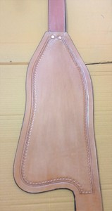 Nouvelles paire de fenders en cuir véritable de qualité supérieure à 100 %, diverses couleurs, remplacement pour selle de cheval western adulte - Product Image 2