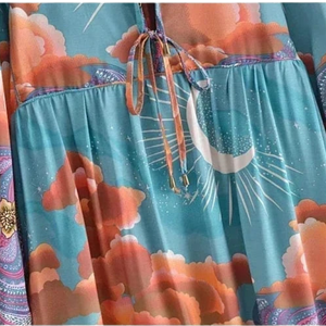Vestido Midi Estampado de Moda para Mujer, Ropa al por Mayor - Product Image 4