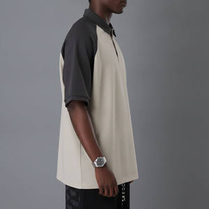 TERZO SPORTS New Men's Solid Short Sleeve Regular Fit Casual Style <b>Raglan</b> Sleeve for Shirt Polyester/Cotton Breathable - Product Image 6