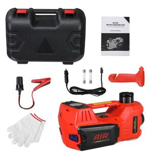 Martinetto Idraulico Elettrico Arancione 12V 5t 15.5 45cm con Chiave a Impulsi Senza Impatto per Auto - Product Image 1
