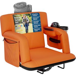 Sedile Reclinabile Premium con Supporto per la Schiena per Campeggio - Product Image 1