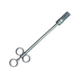 Pistola de Bolus Veterinaria Reutilizable de Acero Inoxidable 304, Segura y Confiable, con Mango de 3 Anillos, Dispensador de Píldoras con Cabeza de Goma para Ganado - Product Image 4