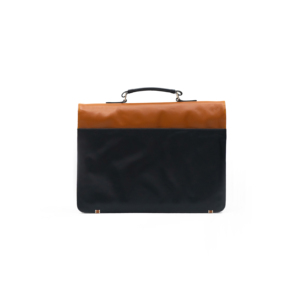 Premium Genuine <b>Leather</b> Luxury Lightweight Laptop Briefcase <b>Men</b> Business Messenger Shoulder <b>Bag</b> Buckle Closure Gold Hardware - Product Image 2