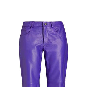 Pantalones de Cuero para Mujer, Estilo Nuevo, Alta Calidad, Corte Recto, Transpirables, Ecológicos, Precio al por Mayor - Product Image 6