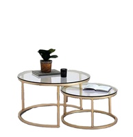 Dernier nouveau design Tables basses en bois de table solide gigogne Table centrale latérale moderne pour l'utilisation de la décoration de meubles de salon