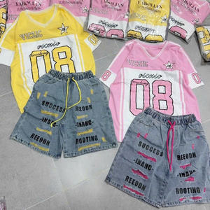 Conjunto de dos piezas de verano para mujer, ropa cómoda, natural, a la moda, lavable, con empaque personalizado, de fabricante vietnamita. - Product Image 2