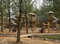 Parque infantil al aire libre, Columpio de madera, parque infantil al aire libre, parque infantil de madera para niños, parque infantil al aire libre