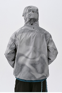 Veste coupe-vent légère et respirante pour homme, écologique, pour l'entraînement, streetwear d'hiver, 100% polyester, service OEM - Product Image 5