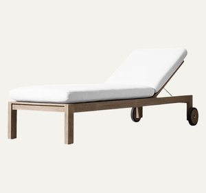 Silla de Playa Moderna de Madera Maciza Ecológica Amangiri para Hotel y Jardín, Silla de Piscina para Villa, Tumbona de Lujo - Product Image 2