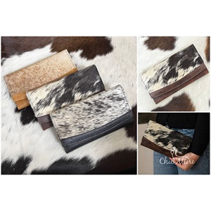 กระเป๋าสตางค์หนังวัวแท้แบบใหม่สำหรับผู้หญิงกระเป๋าสตางค์แบบสั่งทำความจุเยอะมีช่องใส่บัตรหลายช่อง - Product Image 1