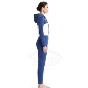 Ensemble de survêtement court d'hiver pour femme, 100 % coton, léger, séchage rapide, 2 pièces, décontracté, tendance, tenue assortie, streetwear, vente en gros - Product Image 5