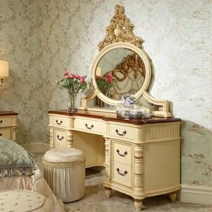 Elegante Cama Tapizada de Madera de Caoba Tradicional con Diseño Ecológico y Duradero, Juego de Dormitorio Completo - Product Image 6